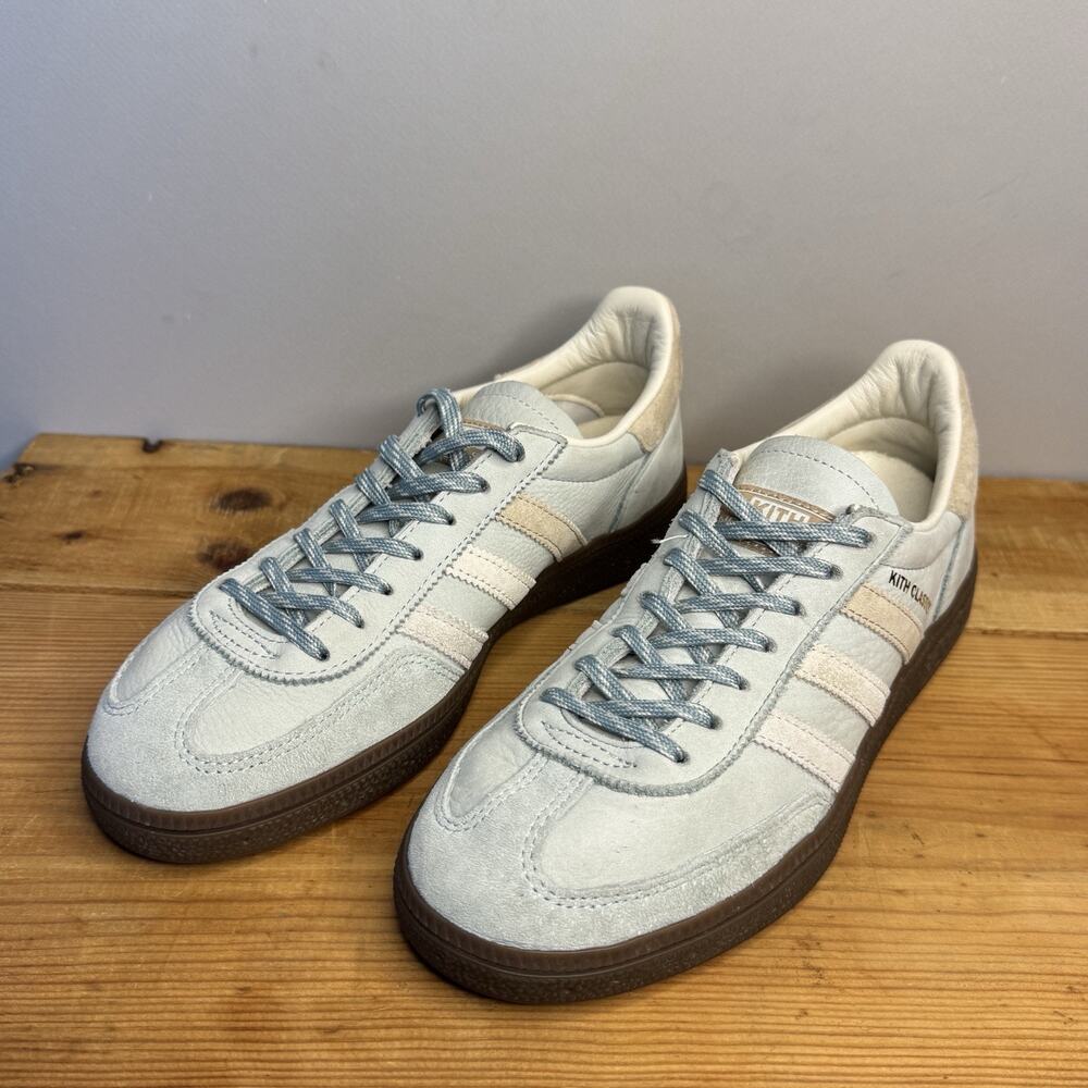 adidas Kith Classics Handball Spezial Amazon Green Mint Blue Tan Men's Size 6